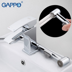 G1207 смеситель GAPPO для умывальника с гигиенической лейкой