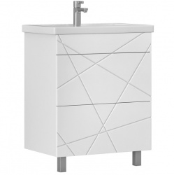 Тумба напольная VIGO Geometry 70 tn.GEO.FOS.70.2Y с раковиной Фостер-70