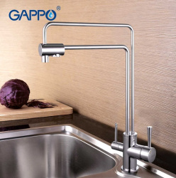 G4398-5 смеситель GAPPO кухонный (под фильтр) хром