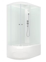 Душевая кабина Domani-Spa Delight Slim 128 high 120 х 80 х 218 х 45 R белые стенкипрозр. ст.