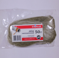 Лен сантехнический Uniflax 50г (пакет)