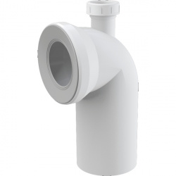 Фановая труба для унитаза AlcaPlast жесткая 110 х 90 с отводом D40, A90-90P40