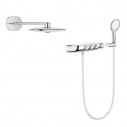 Душевая система встраиваемая с термостатом Grohe Rainshower SmartControl 360, 26443000