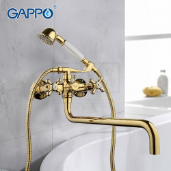 G2263-6 смеситель GAPPO для ванны позолоченный