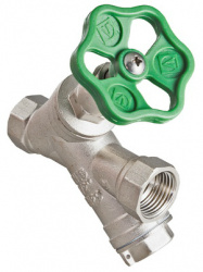 Вентиль прямоточный VALTEC с косым фильтром 1/2", VT.053.N.04