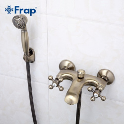 Смеситель для ванны Frap короткий излив F3019-4, бронза