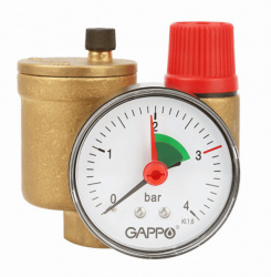 Группа безопасности котла GAPPO компактная 1, 3 бара, G1453