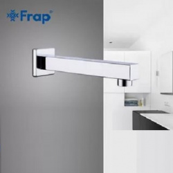 Излив Frap встраиваемый настенный, квадратный 20 см F7382 