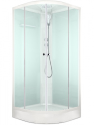 Душевая кабина Domani-Spa Delight Slim 110 100 х 100 х 218 х 15 белые стенкисатин-матир. ст.