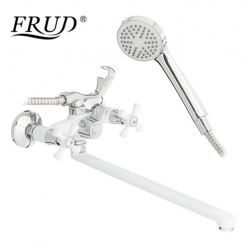 R22332 смеситель FRUD для ванны белый
