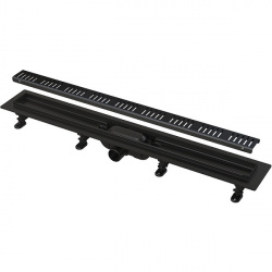 Душевой лоток AlcaPlast APZ 10 Black-750 мм, черный матовый