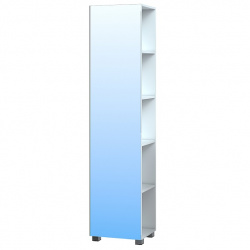 Пенал VIGO Urban-45с зеркалом 450х316х1866 цв. белый